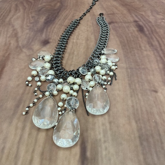 Teardrop Necklace/Cascading Beads - Picture 8 of 9